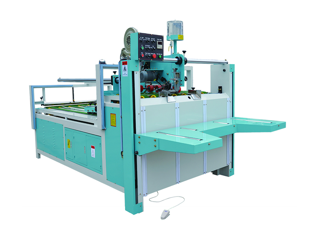 Halbautomatische Kartonklebemaschine