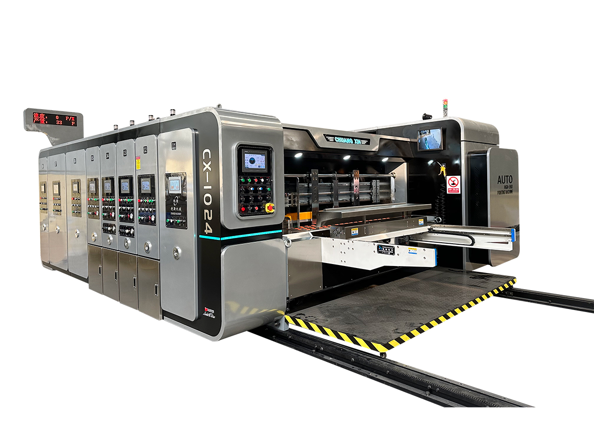 Mesin Die-Cutting Slotting Pencetakan Flexo Berkecepatan Tinggi